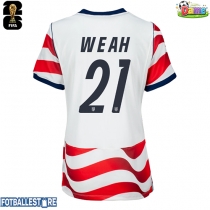 USA Timothy Weah #21 Hjemmedrakt Dame VM 2026 Kortermet